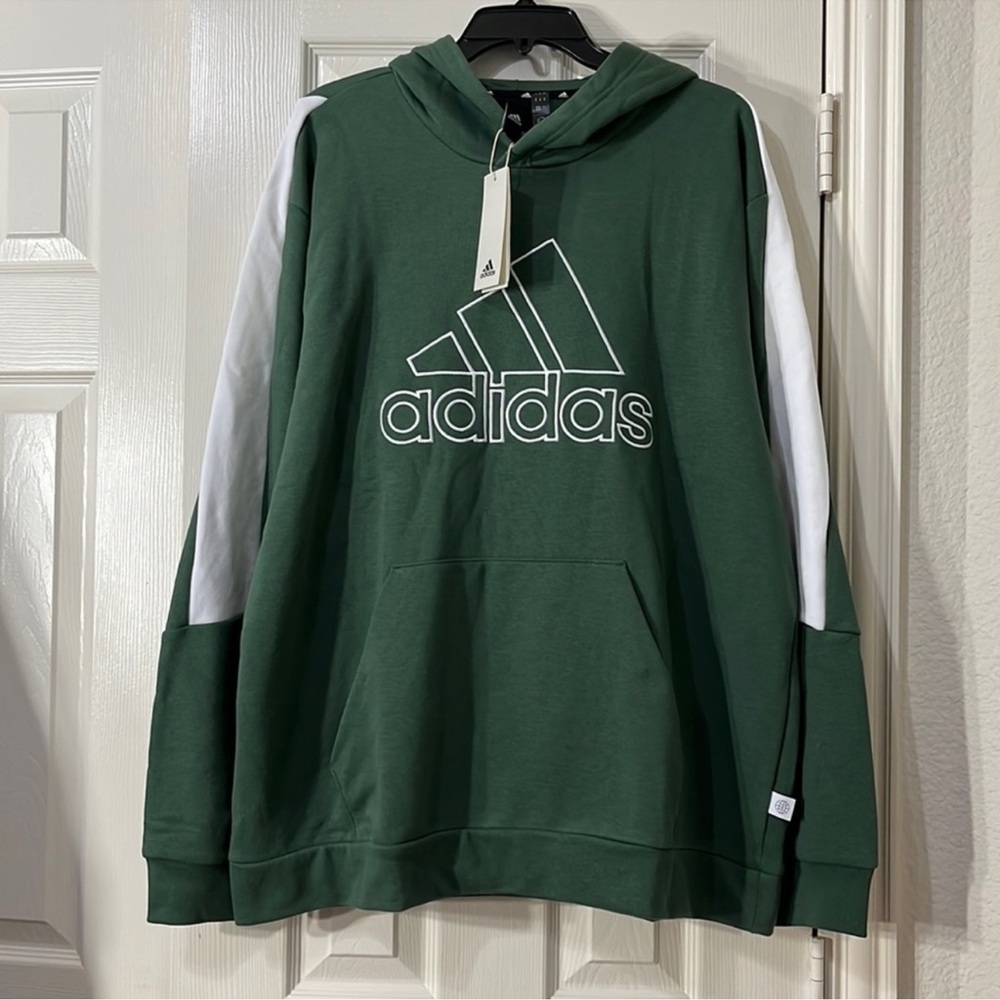 NWOT: ADIDAS Men’s Green Hoodie / Sweatshirt - Size L